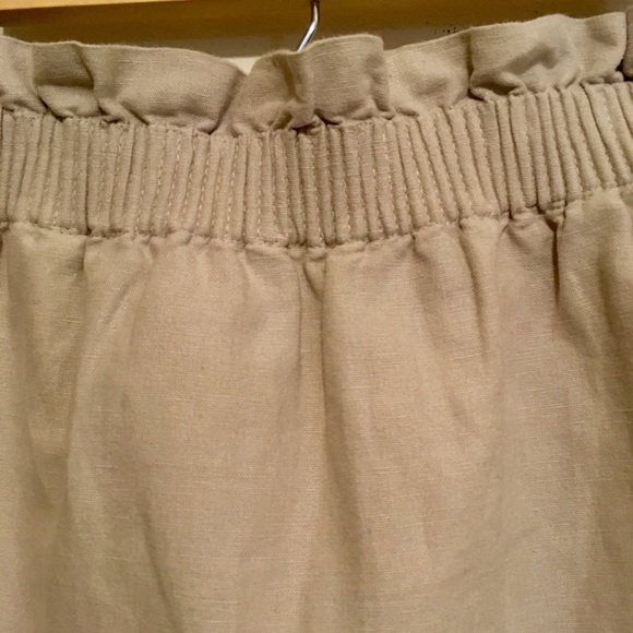 J.Crew beige linen mini skirt - Picture 4 of 7